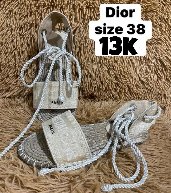 Christian dior lace up sandals sales
