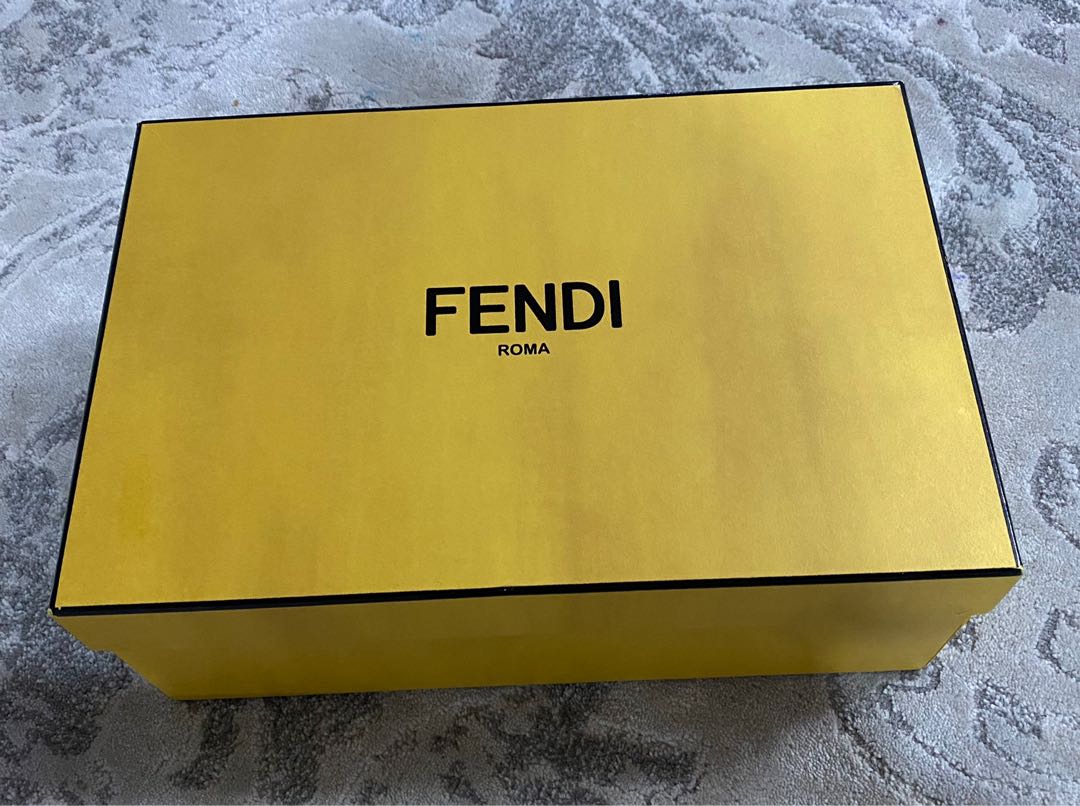 authentic fendi shoe box