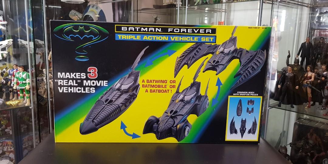 Batman Forever Triple Action Vehicle Set, Hobbies & Toys, Collectibles &  Memorabilia, Fan Merchandise on Carousell