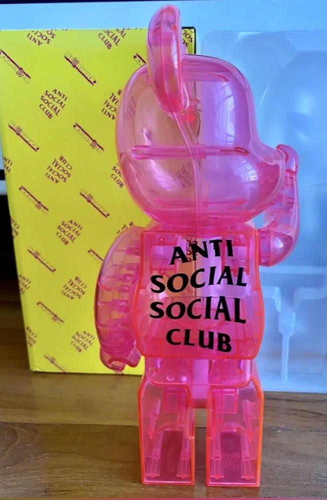 エンタメ/ホビーbe@rbrick anti social social club 400%