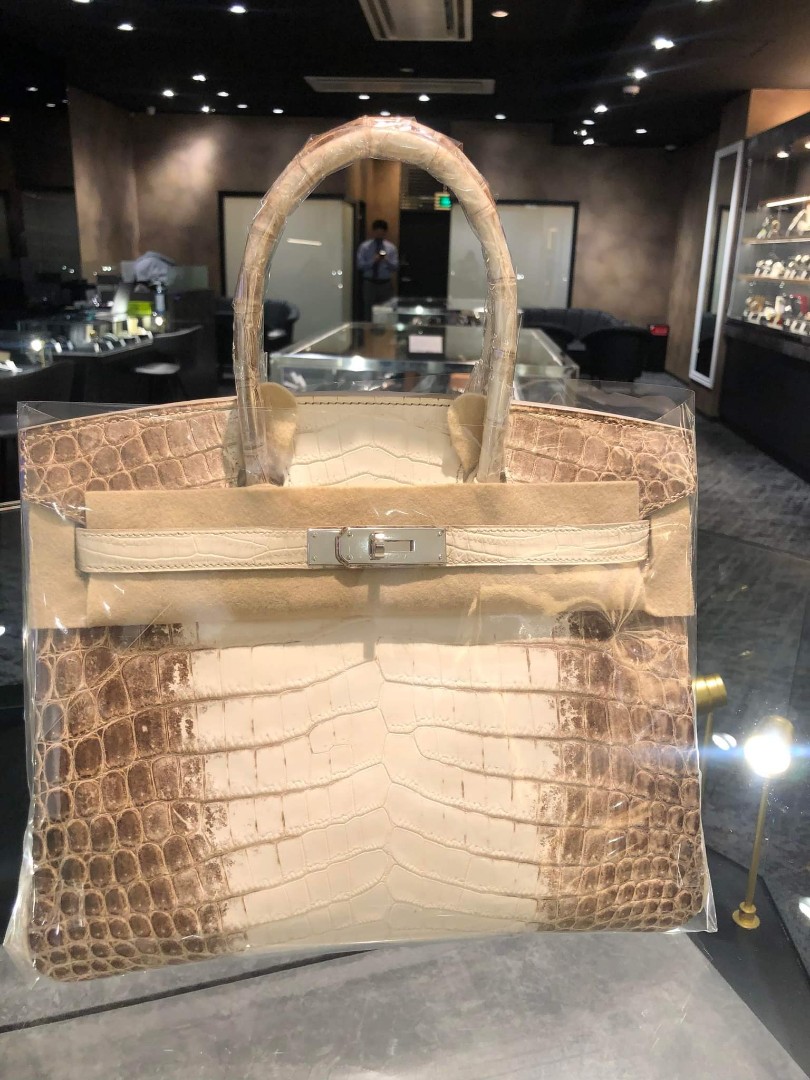 knotted handle gold and diamond birkin