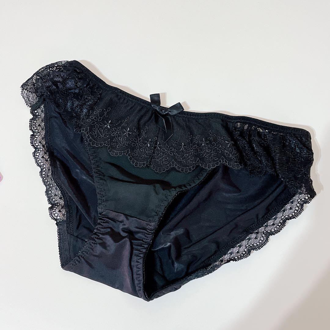 Black penties, Women's Fashion, New Undergarments & Loungewear on Carousell
