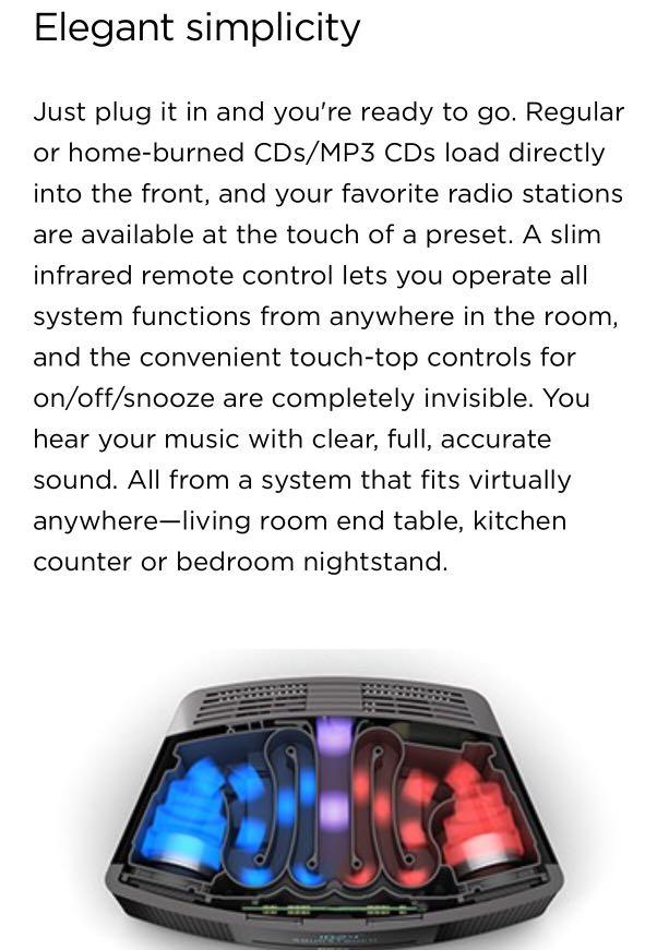 Bose AM/FM Radio with CD Player, Audio, Portable Music Players on Carousell