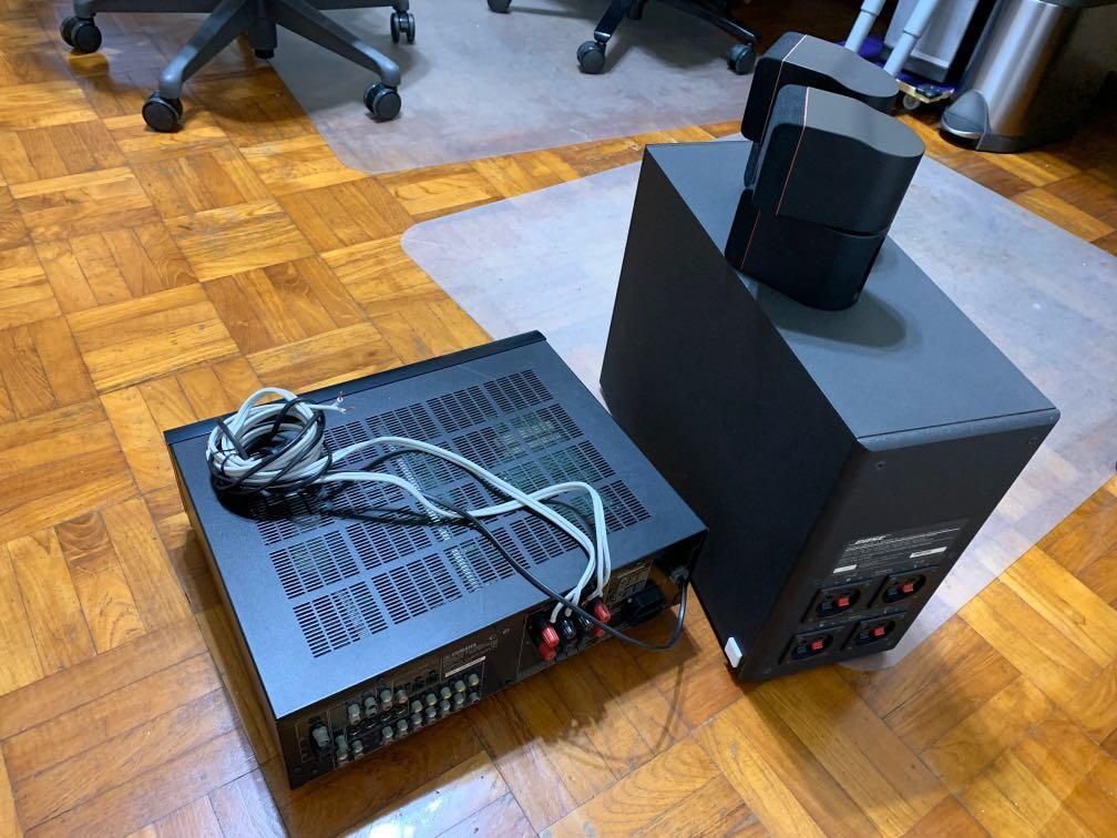 Bose Speakers & Yamaha Amplifier, Audio, Soundbars, Speakers