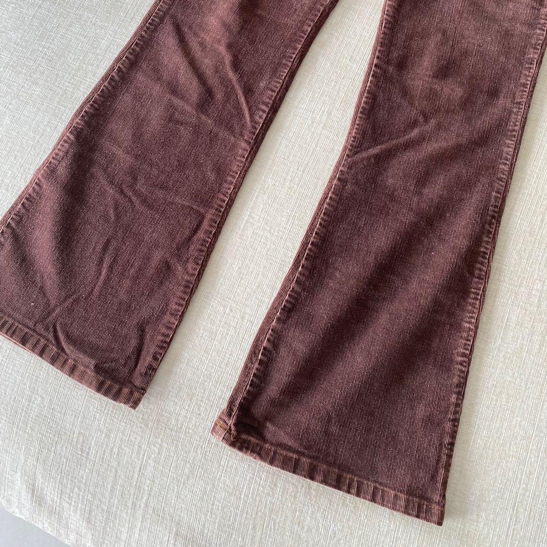 Brown flare pants / bootcut corduroy jeans