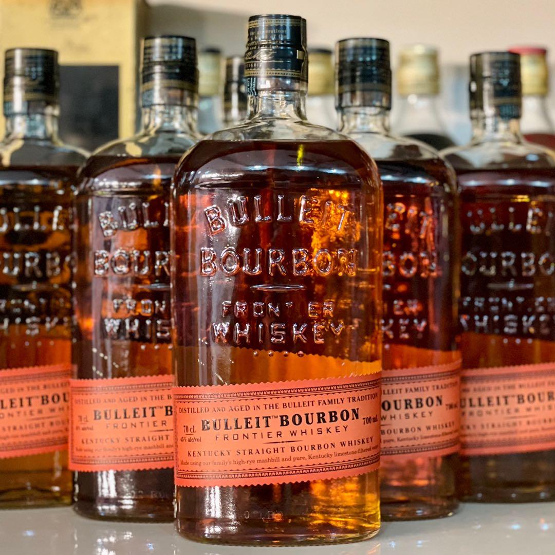 Bulleit Bourbon Frontier Whiskey whisky not rye Kentucky 45 ...