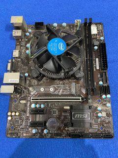 Bundled   Intel Core i7-7700 Processor and MSI B250M PRO-VH Motherboard