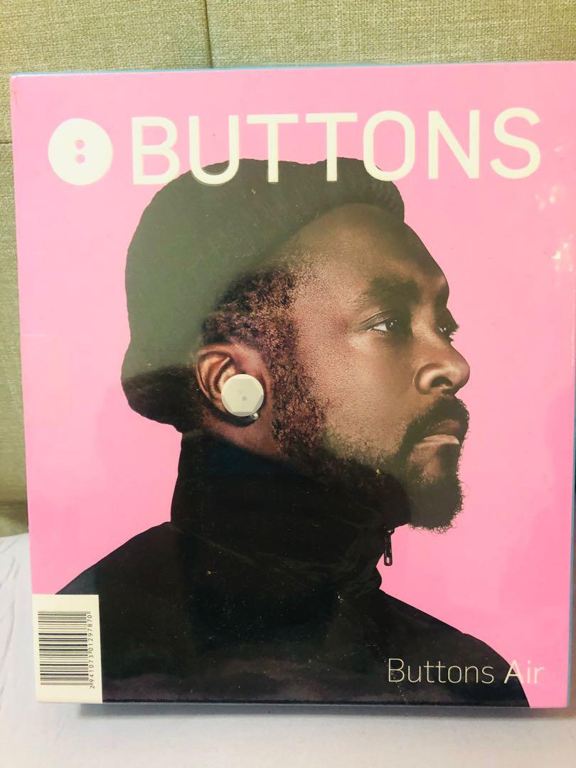 Buttons air earphone clearance