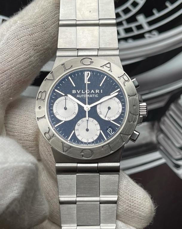 Bvlgari Diagono Chronograph CH35S Black Dial Automatic