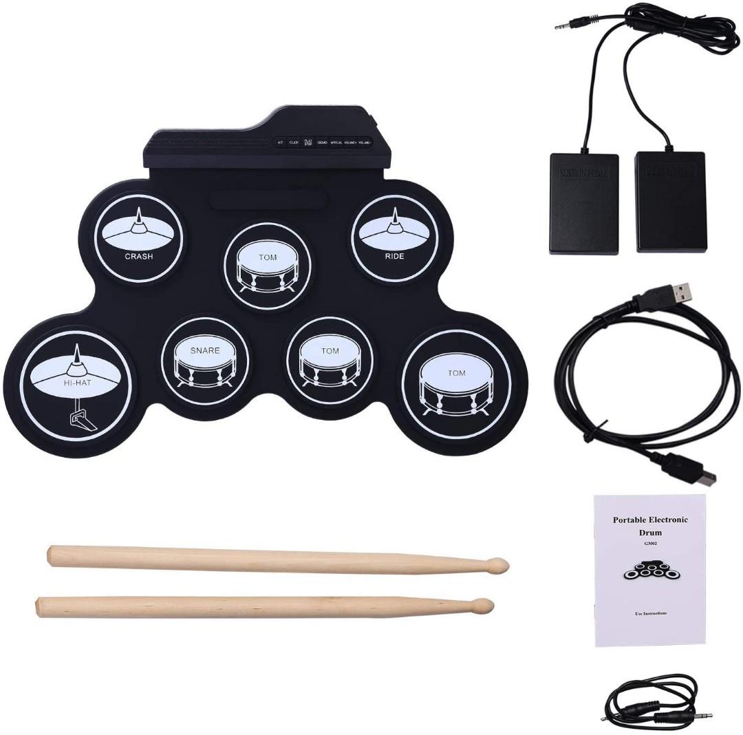 Cahaya roll up electronic drum kit deals