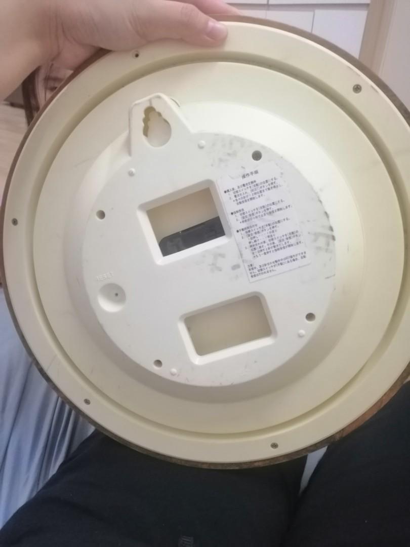 Casio Solid Wood Wall Clock, Furniture & Home Living, Home Decor