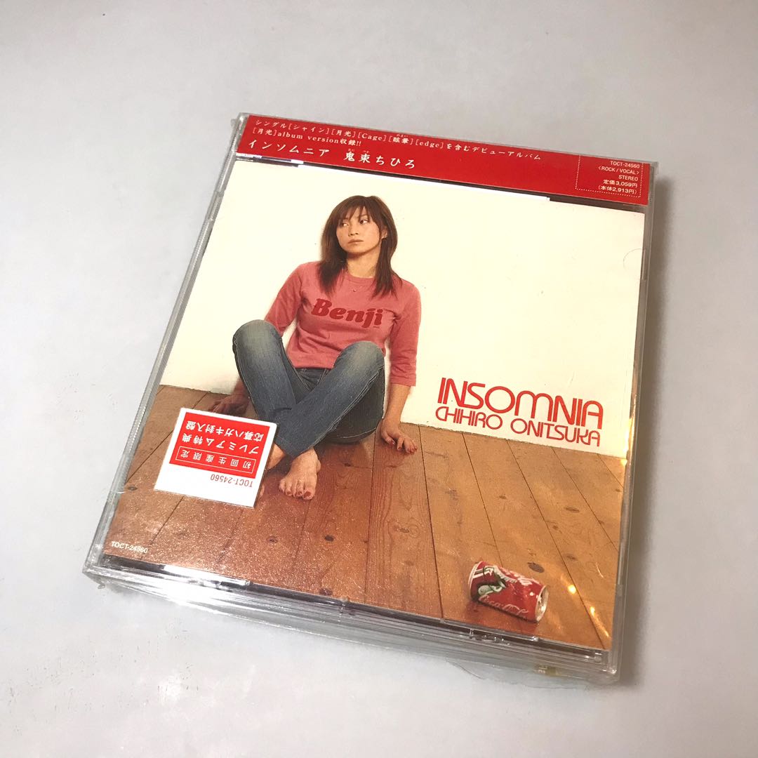 CD / CHIHIRO ONITSUKA 鬼束ちひろ 「INSOMNIA」2001, 興趣及遊戲, 音樂樂器 & 配件, 音樂與媒體