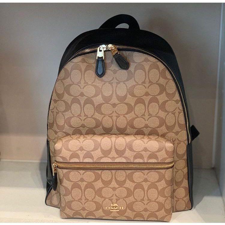 Coach Charlie Backpack Large, Women's Fashion, Bags & Wallets on Carousell