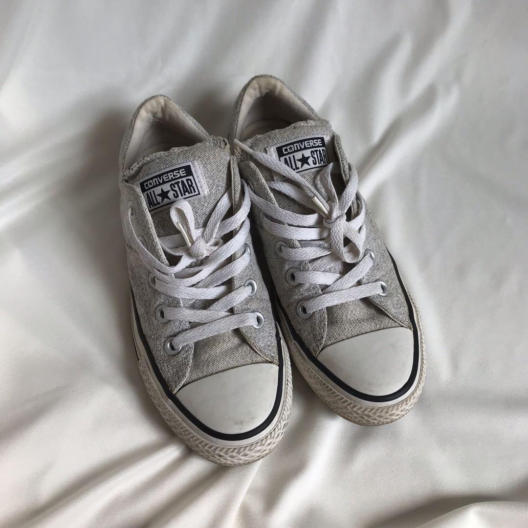 CONVERSE ORIGINAL WOMEN GREY SNEAKERS SEPATU CONVERSE WANITA ABU ABUABU GRAY ORIGINAL