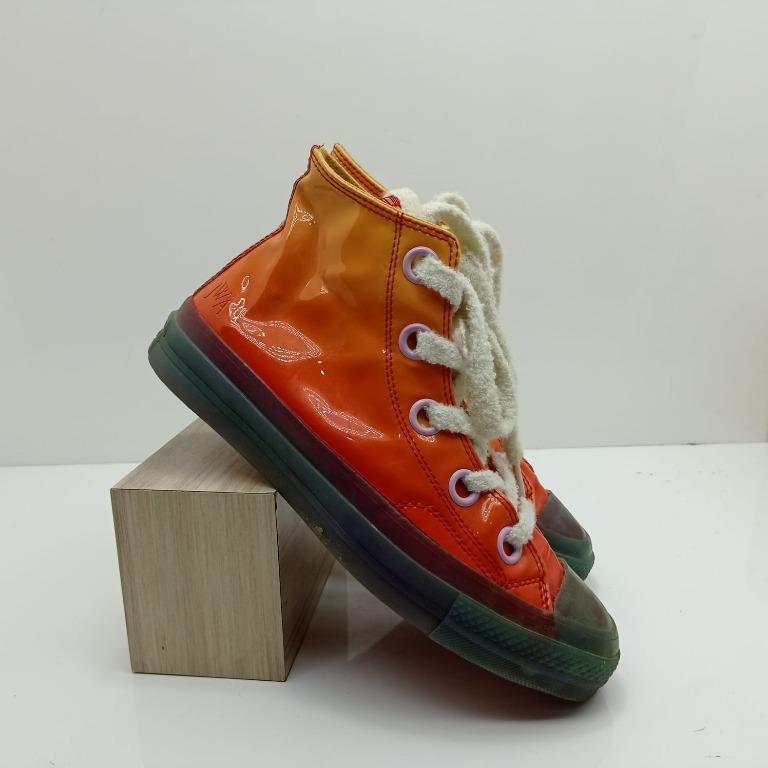 Converse x jw anderson patent leather clearance high top