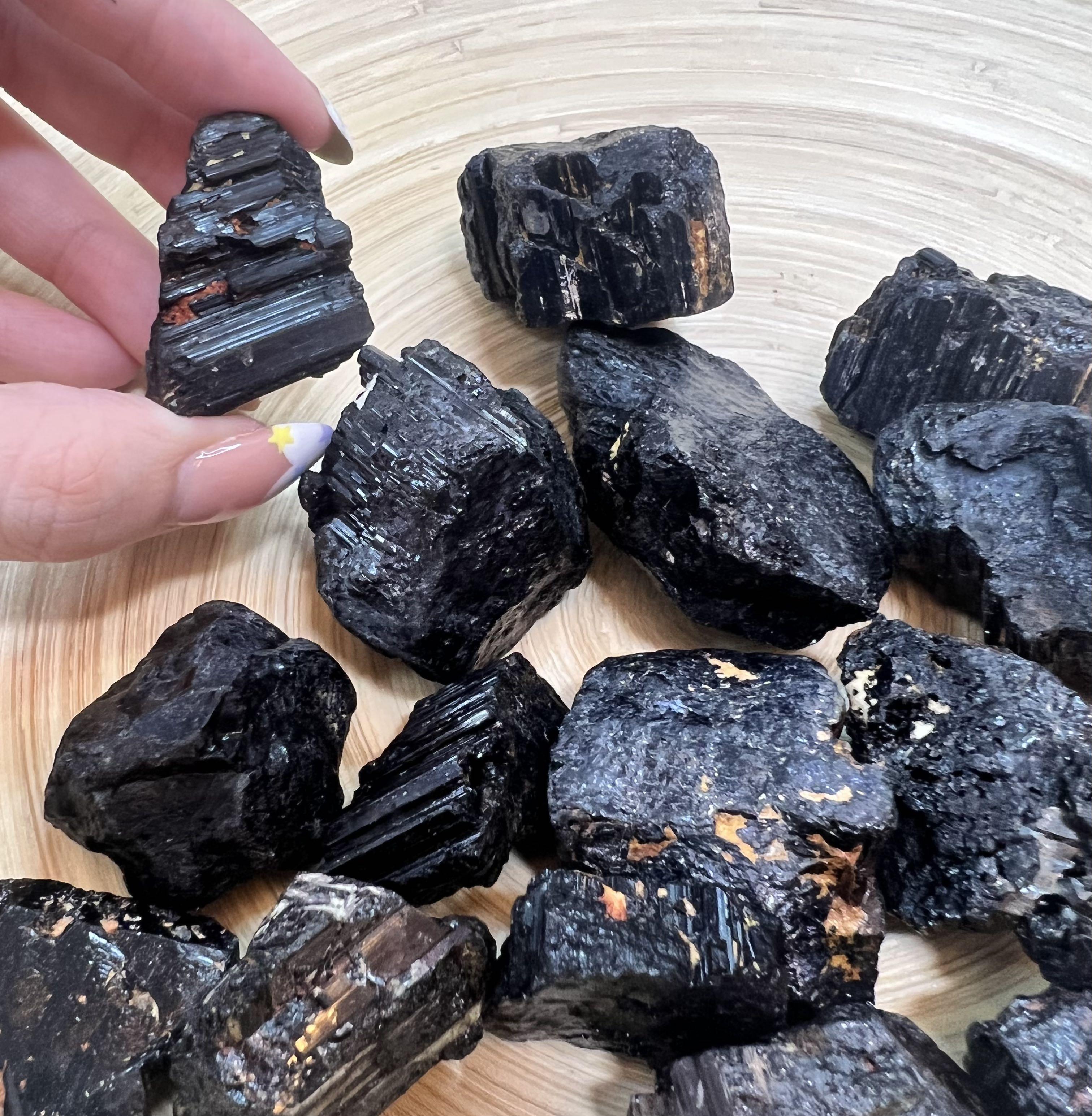Crystal Raw Black Tourmaline