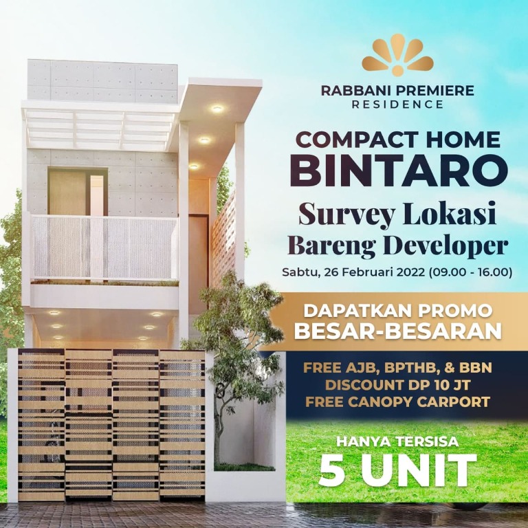 Residence rabbani bintaro Rabbani Premiere Residence rabbani bintaro Rumah Rabbani