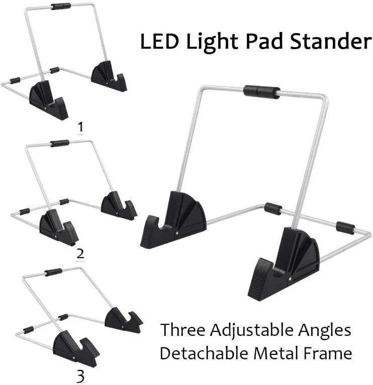 ARTDOT A4 LED Light Board for Diamond Painting Kits, USB Powered Light Pad  for Diamond Art, Adjustable Brightness with Detachable Stand and Clips