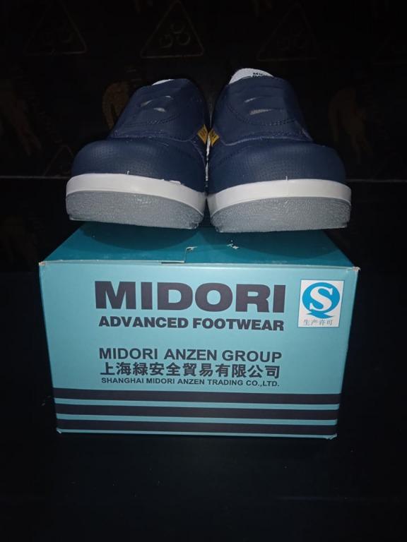 ESD MIDORI SAFETY SHOES STEEL TOE BLUE, Commercial & Industrial