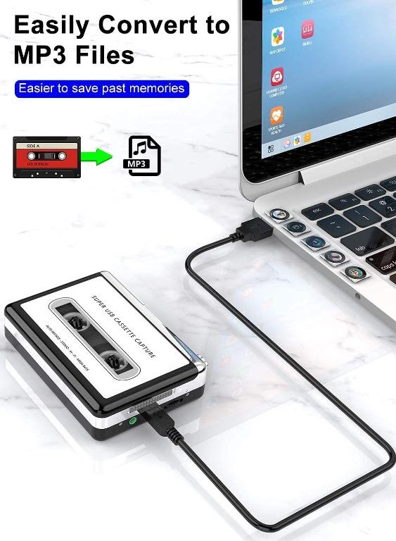 Ezcap USB Cassette Tape to MP3 Converter, Digital Cassette Capture