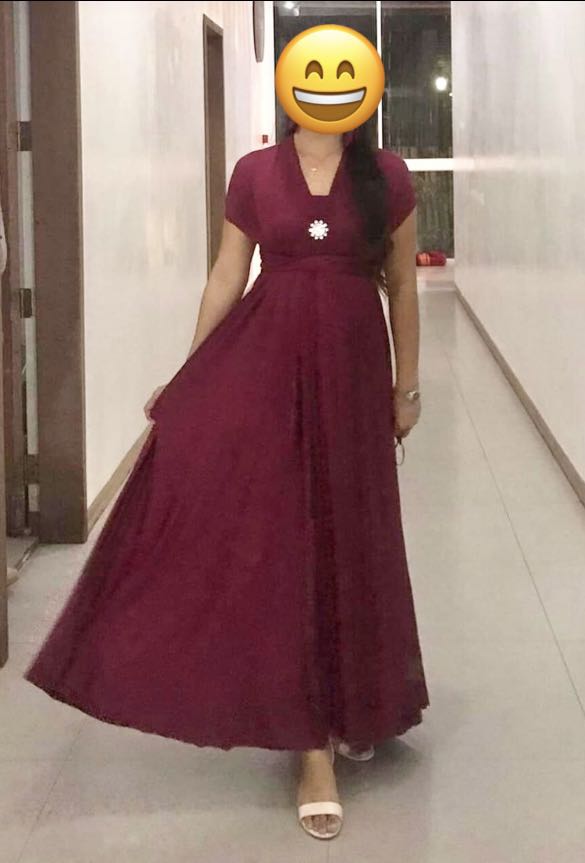 Sale Infinity Dress (Maroon or Burgundy 