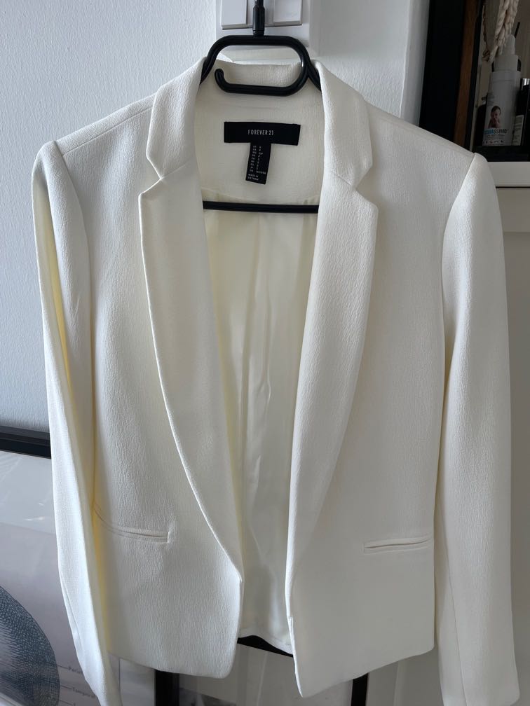 White blazer for womens top forever 21
