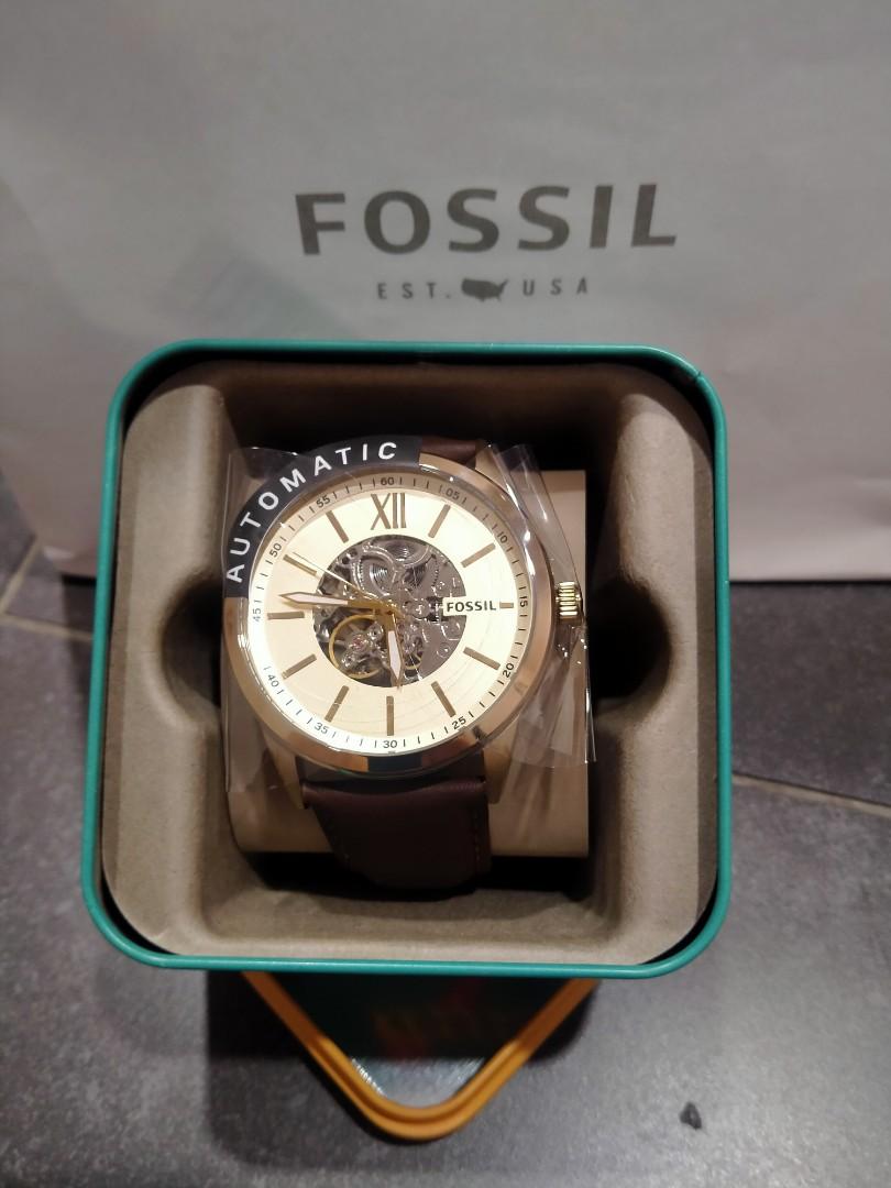 Fossil mechanical hotsell watch price