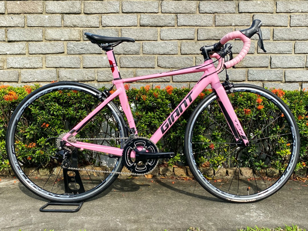 Pink racing bike outlet
