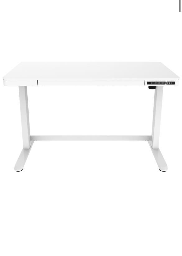 Giolio Programmable Electric Adjustable Table (White), Furniture & Home ...
