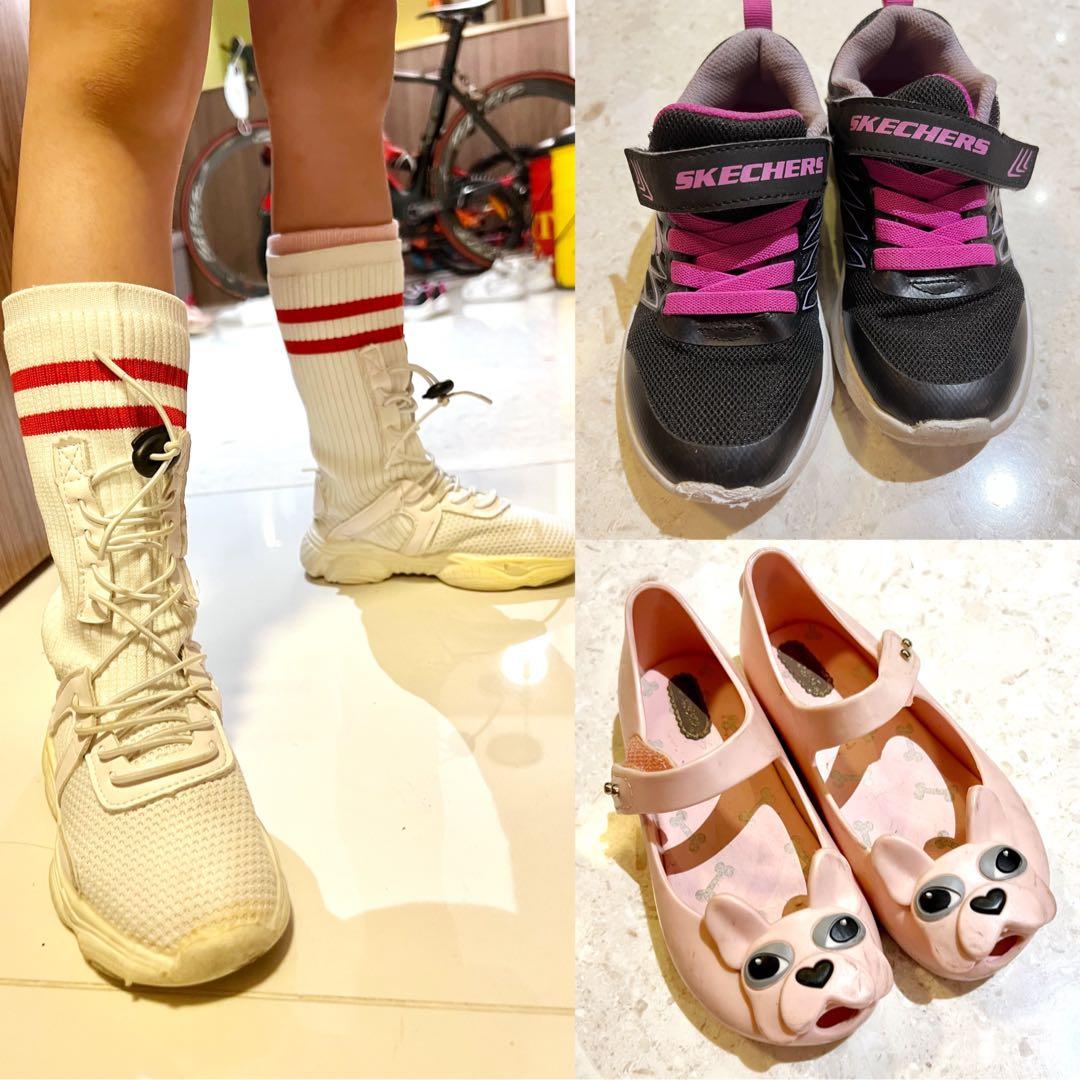 Great Steal Girls Shoes Mini Melissa Skechers High Socks Shoes