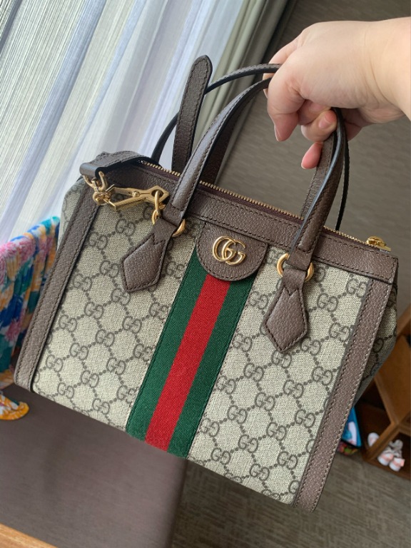 Ophidia GG Small Tote Bag in Black - Gucci