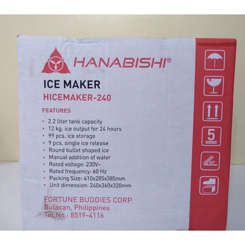 Hanabishi Ice Maker, Furniture & Home Living, Kitchenware & Tableware