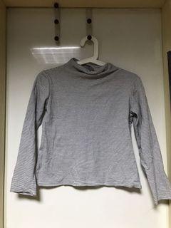 High collar T shirt (thick, soft and warm)