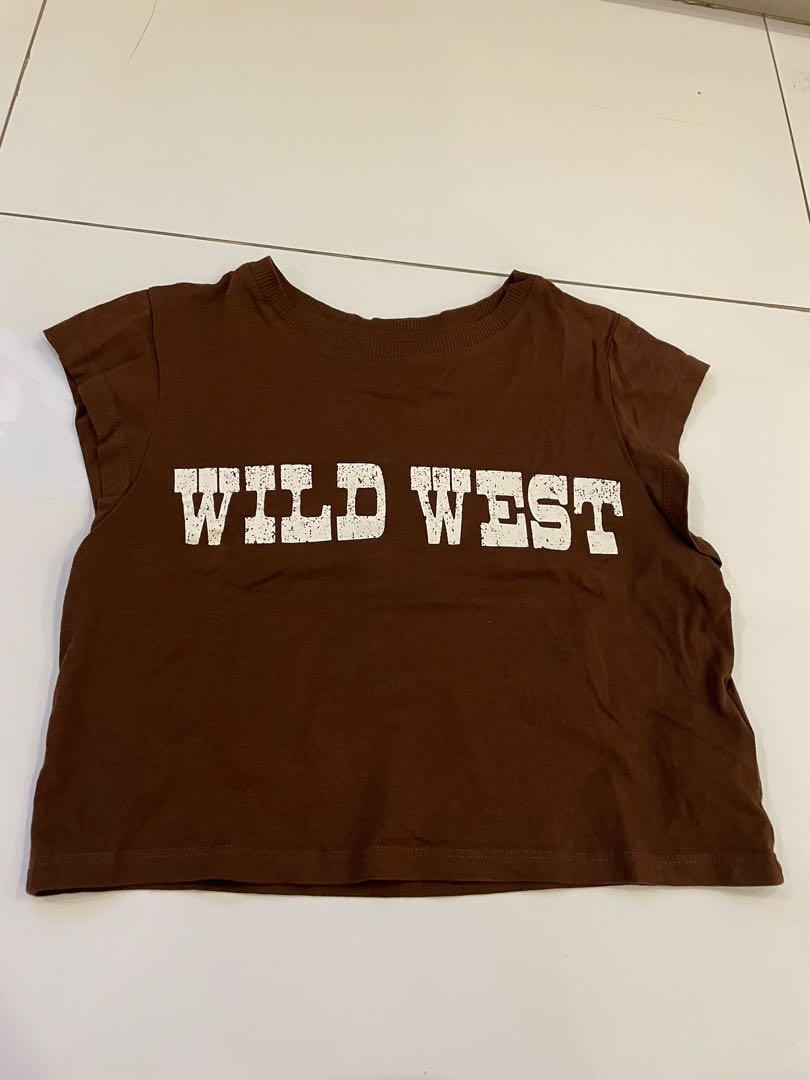 H\u0026M wild west crop top, Women's Fashion 