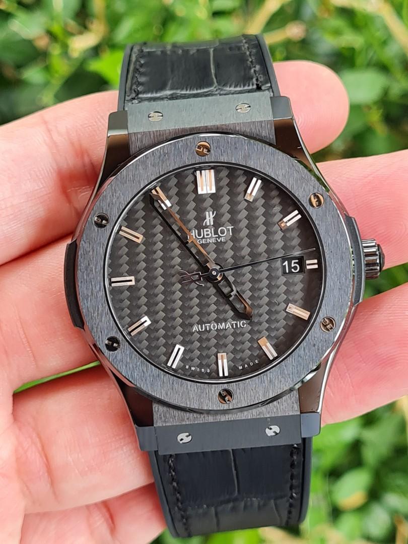 Hublot Classic Fusion Ceramic Black Magic 45mm Automatic Luxury
