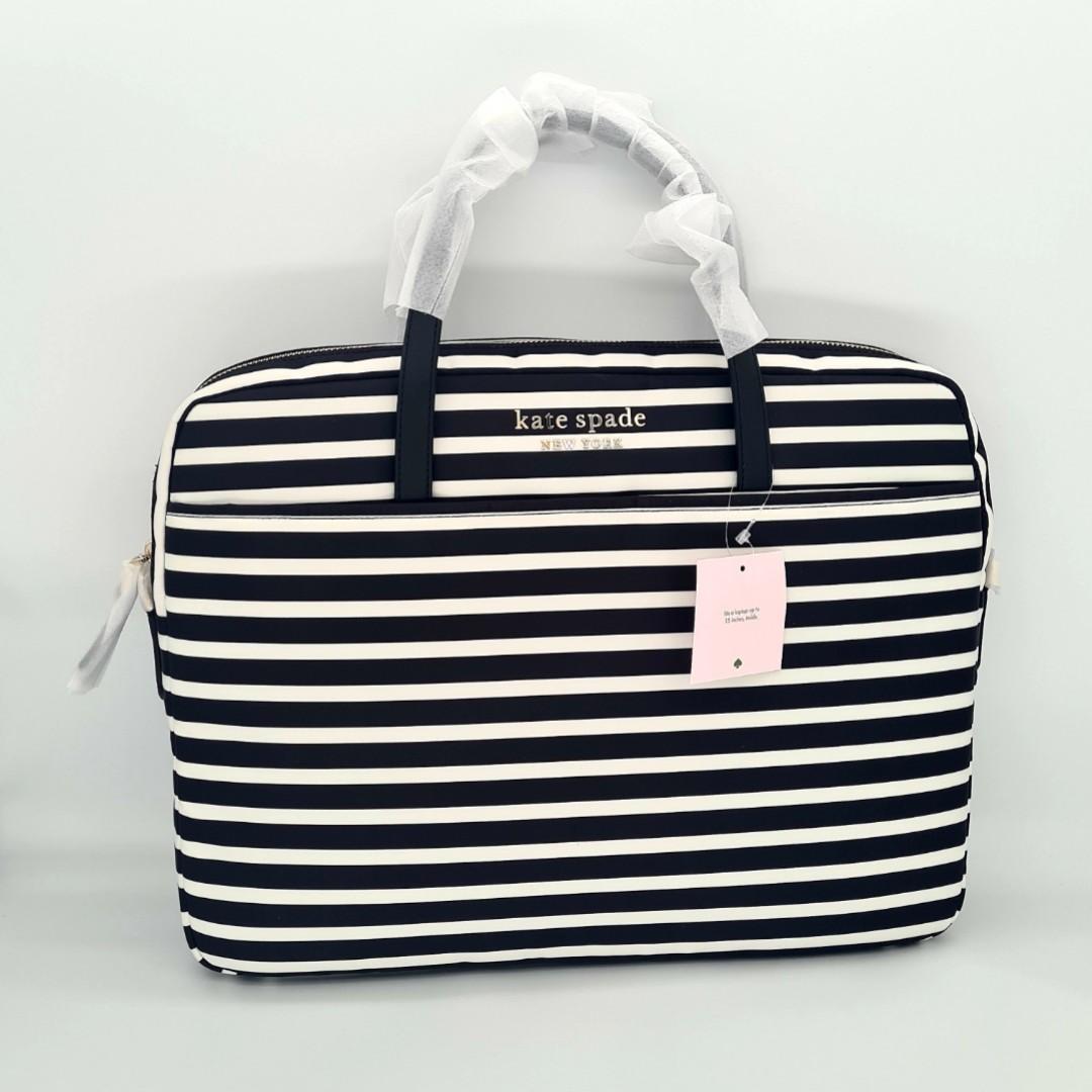 IN STOCK Last piece Kate Spade Stripe Laptop Bag, Women's Fashion, Bags &  Wallets, Shoulder Bags on Carousell