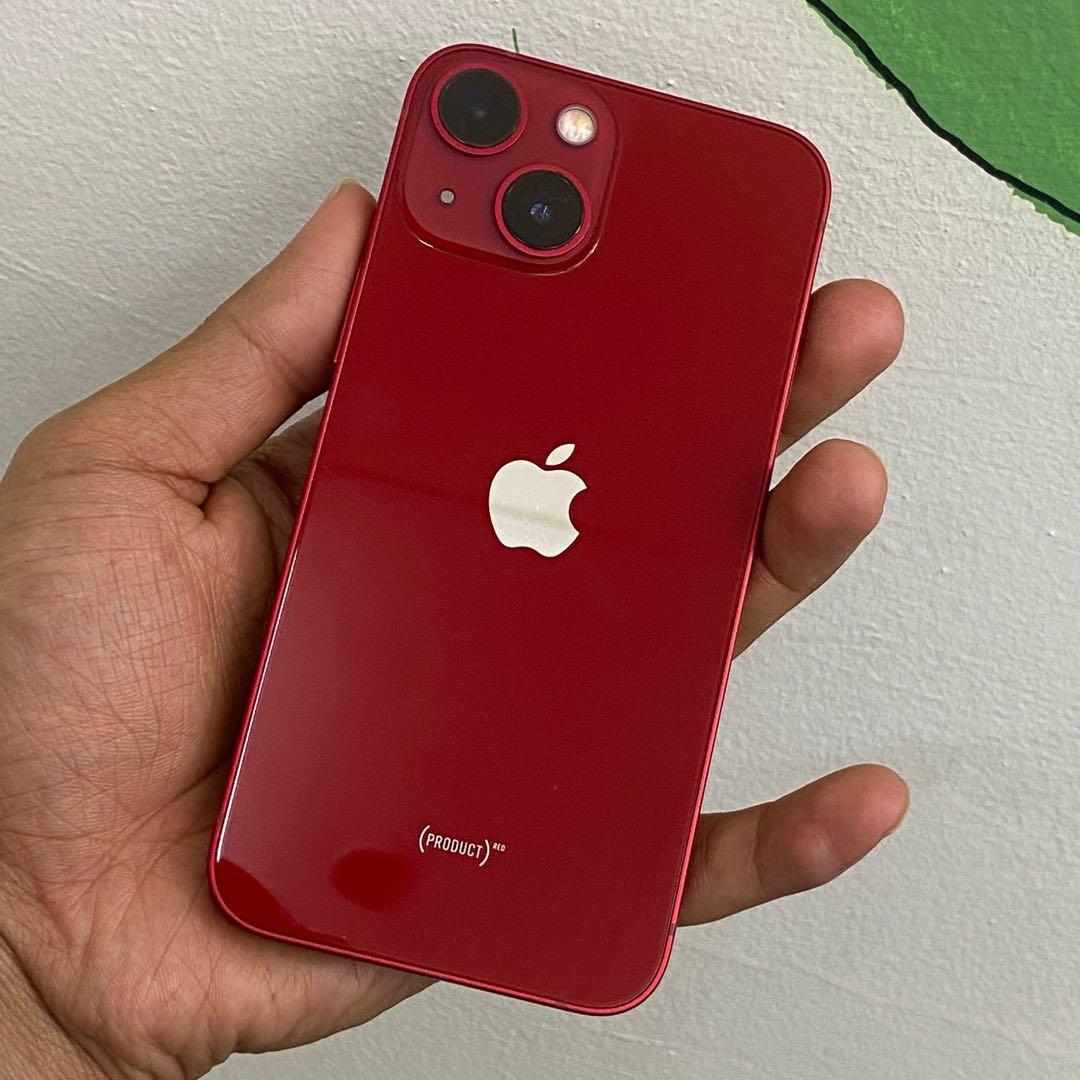iphone 13 mini 128GB プロダクトレッド SIMフリー「美品」 中古)Apple