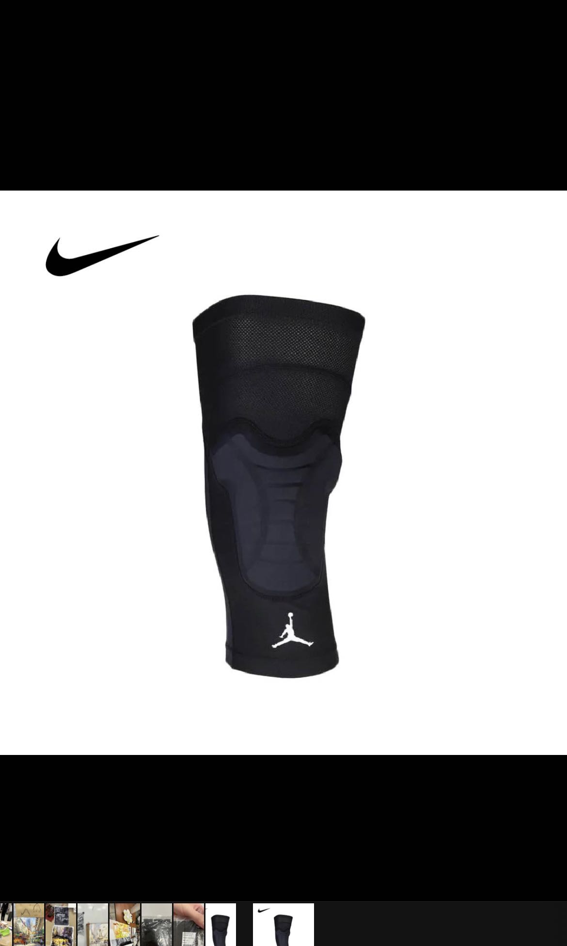 Jordan Padded Knee Sleeve Size M/S, Health & Nutrition, Braces, Support &  Protection on Carousell
