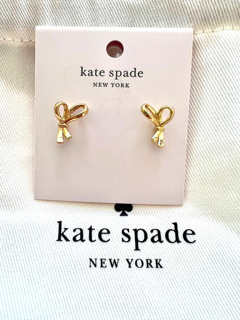 Kate spade gold all tied up earring, Women's Fashion, Jewelry & Organisers,  Earrings on Carousell