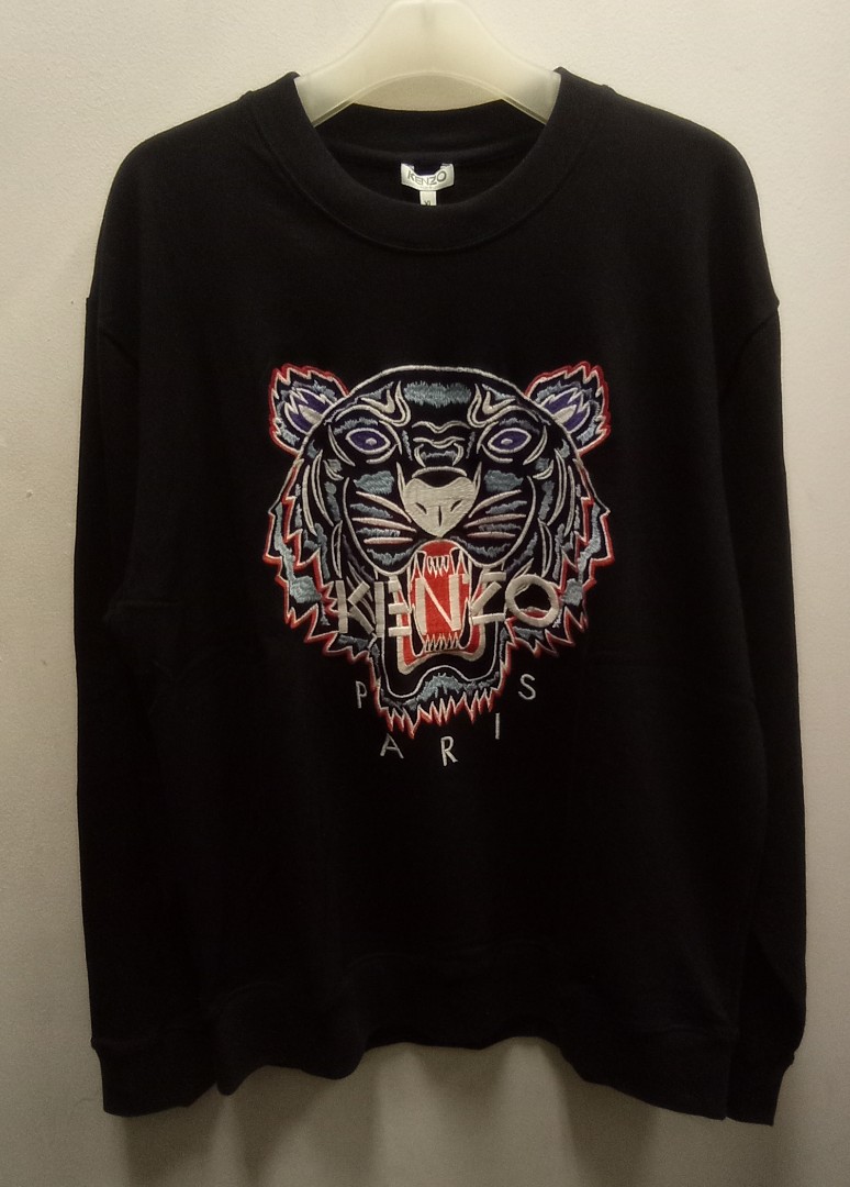KENZO JUNGLE CREWNECK, Fesyen Pria 