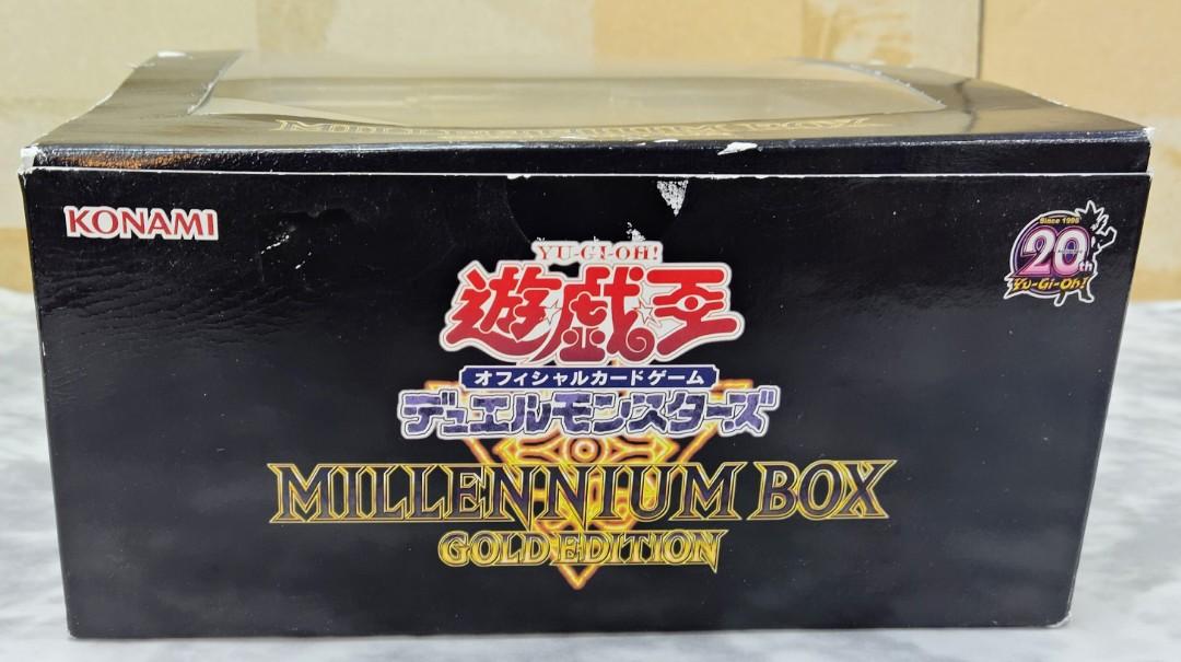 KONAMI YU GI OH 20th MILLENNIUM BOX GOLD EDITION GAME CARD 遊戲王