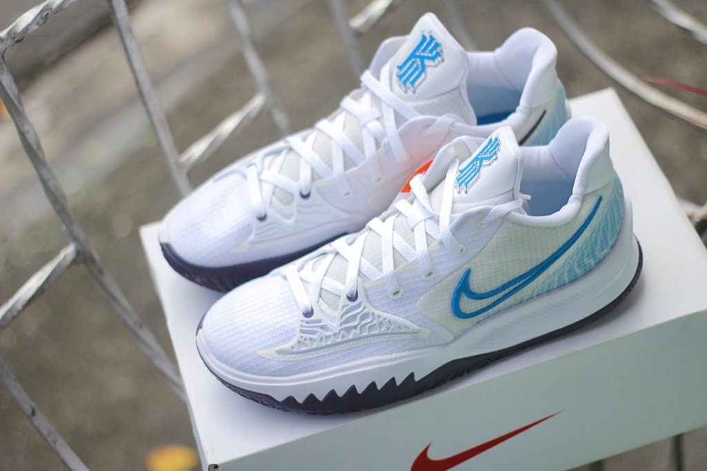 Kyrie 4 shop low all white