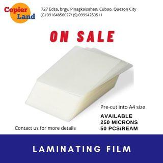 Laminating Film/ 150 microns/ 250 microns/ ID laminating Film / Id Laminating machine