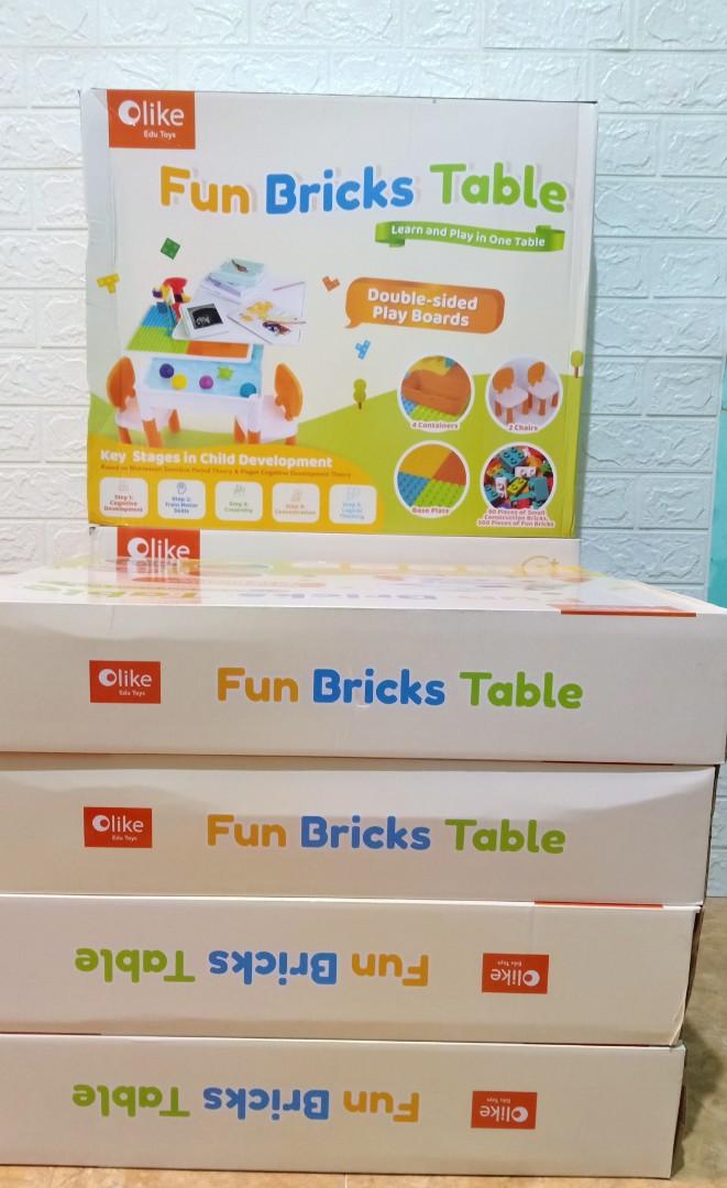 Fun bricks table shop