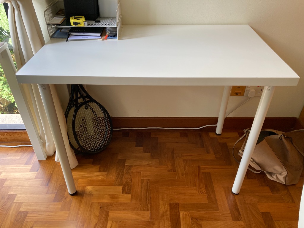 Ikea study clearance table linnmon
