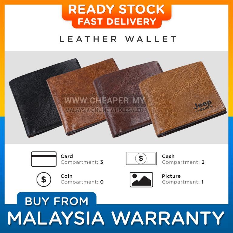 Ready Stock Malaysia PLAYBOY Business High quality PU Leather Men's Wallets  Card Wallet