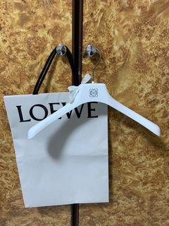 Loewe clothes hanger and paperbag