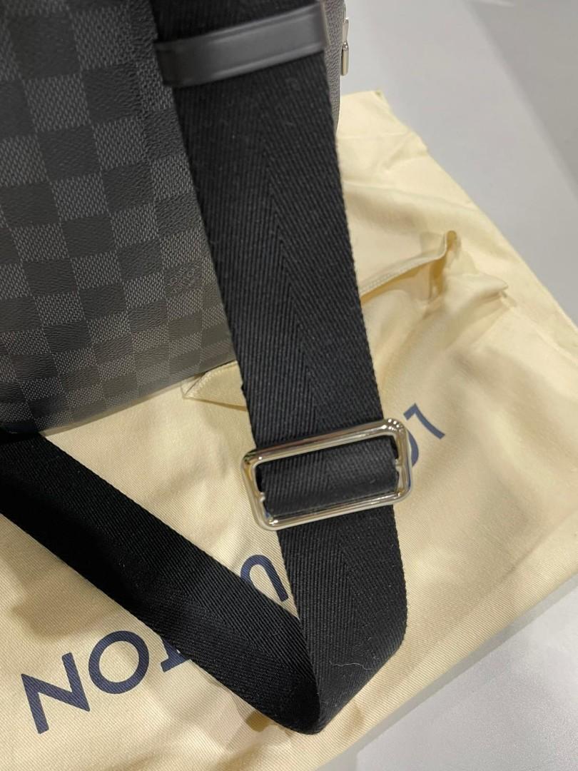 Authentic Louis Vuitton Silver Damier  Avenue Sling  Bag Mens Fashion  Bags Sling Bags on Carousell