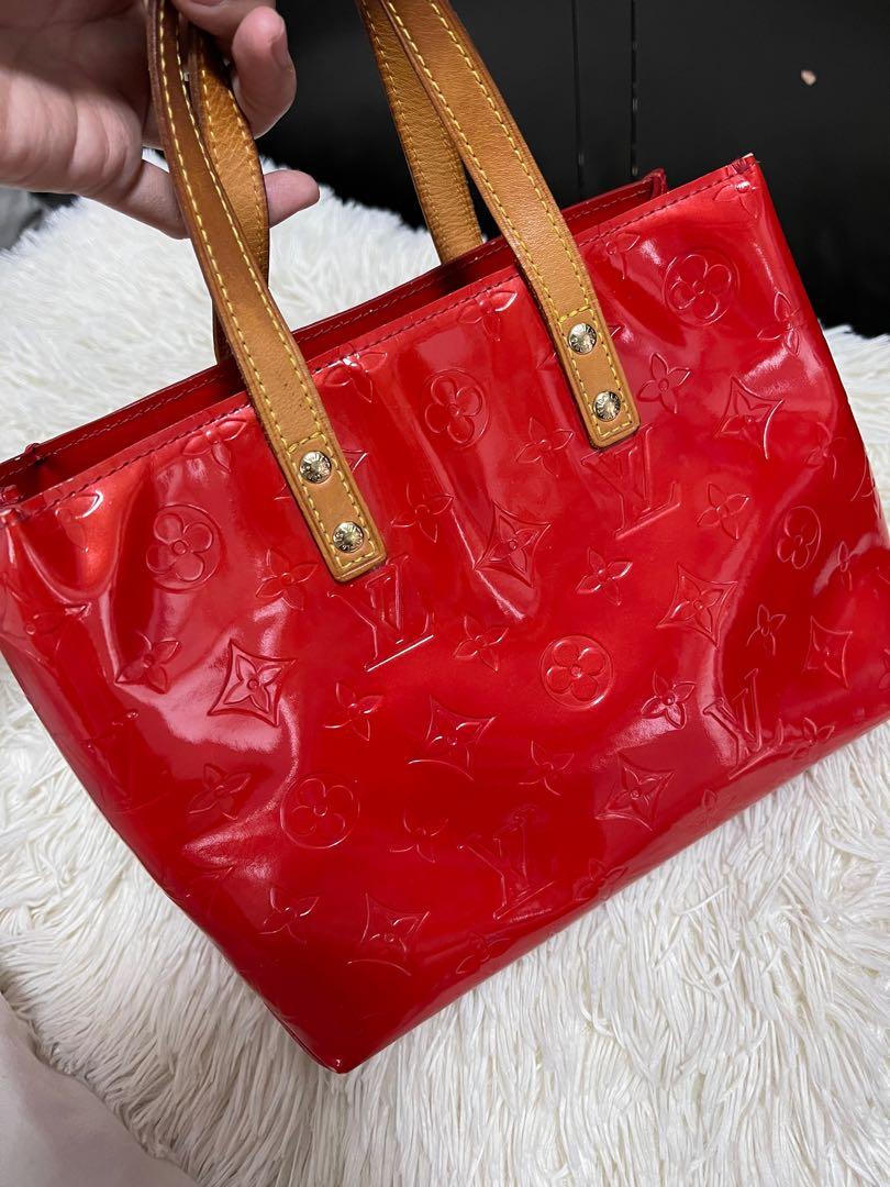 Louis Vuitton Red Monogram Vernis, Luxury, Bags & Wallets on Carousell