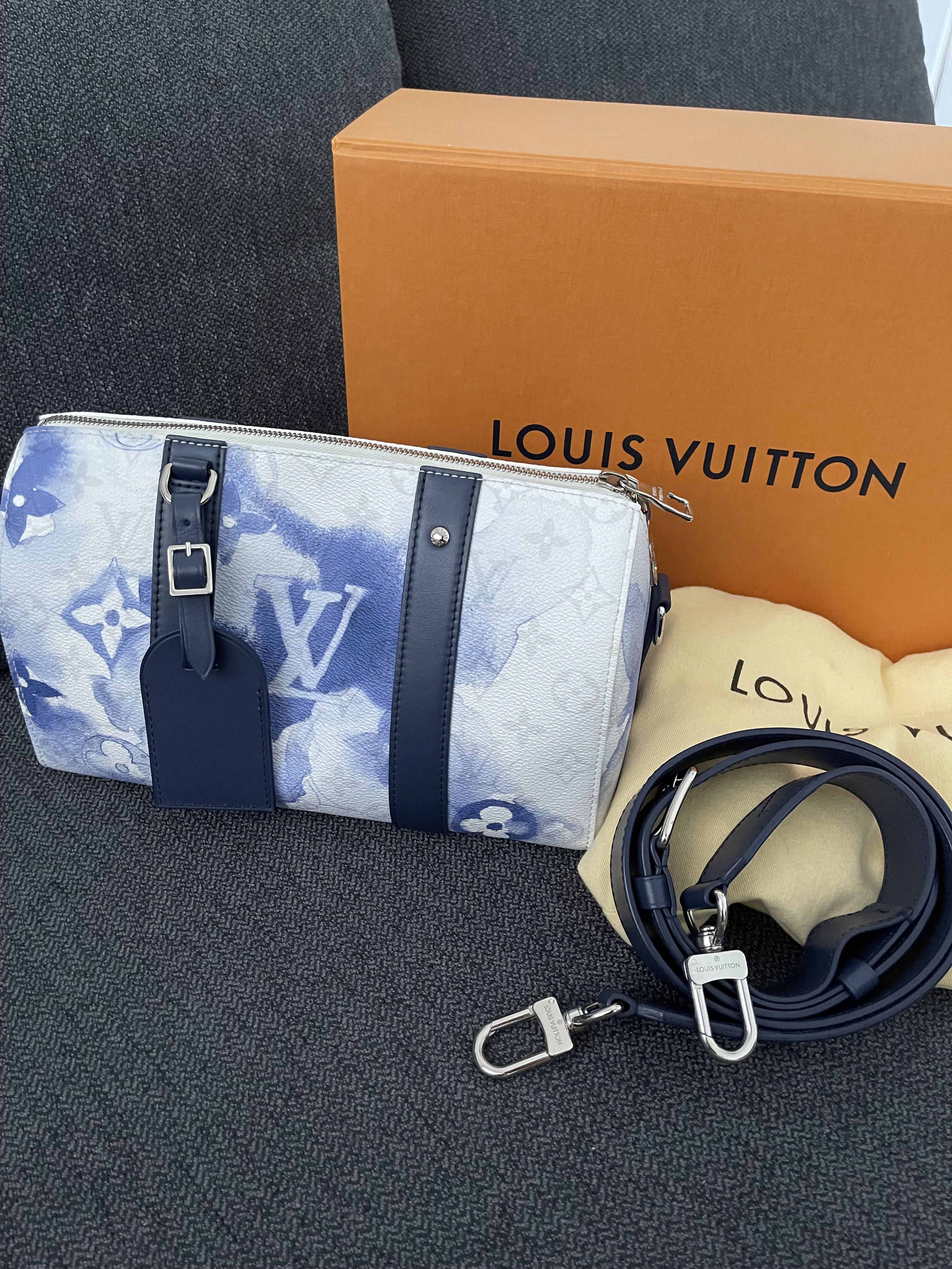 Louis Vuitton Watercolor Keepall Bandouliere $2,400